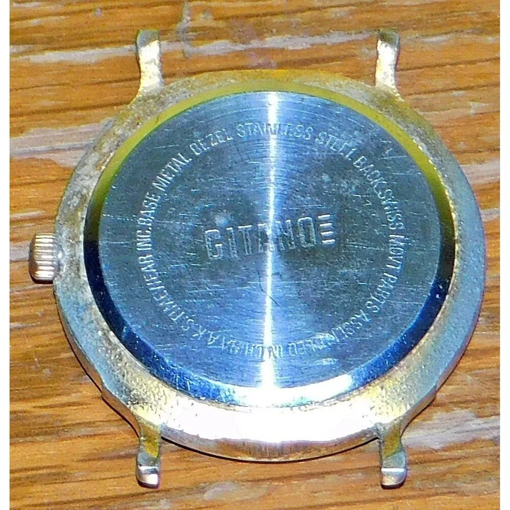 Set of 2 Vintage Gitano Watches for Parts or Repair